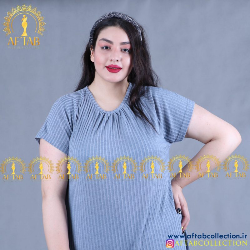 ست تونیک شلوارک تابستانه سایزبزرگ