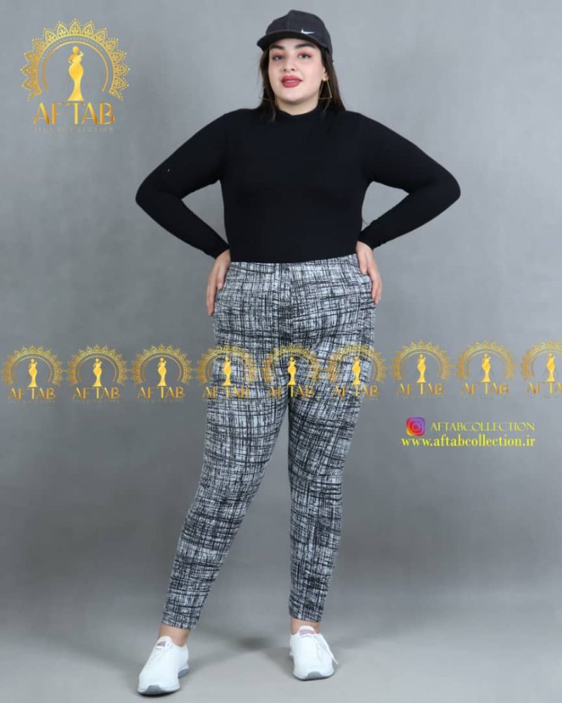 لگ ژاکارد پاییزه طوسی روشن