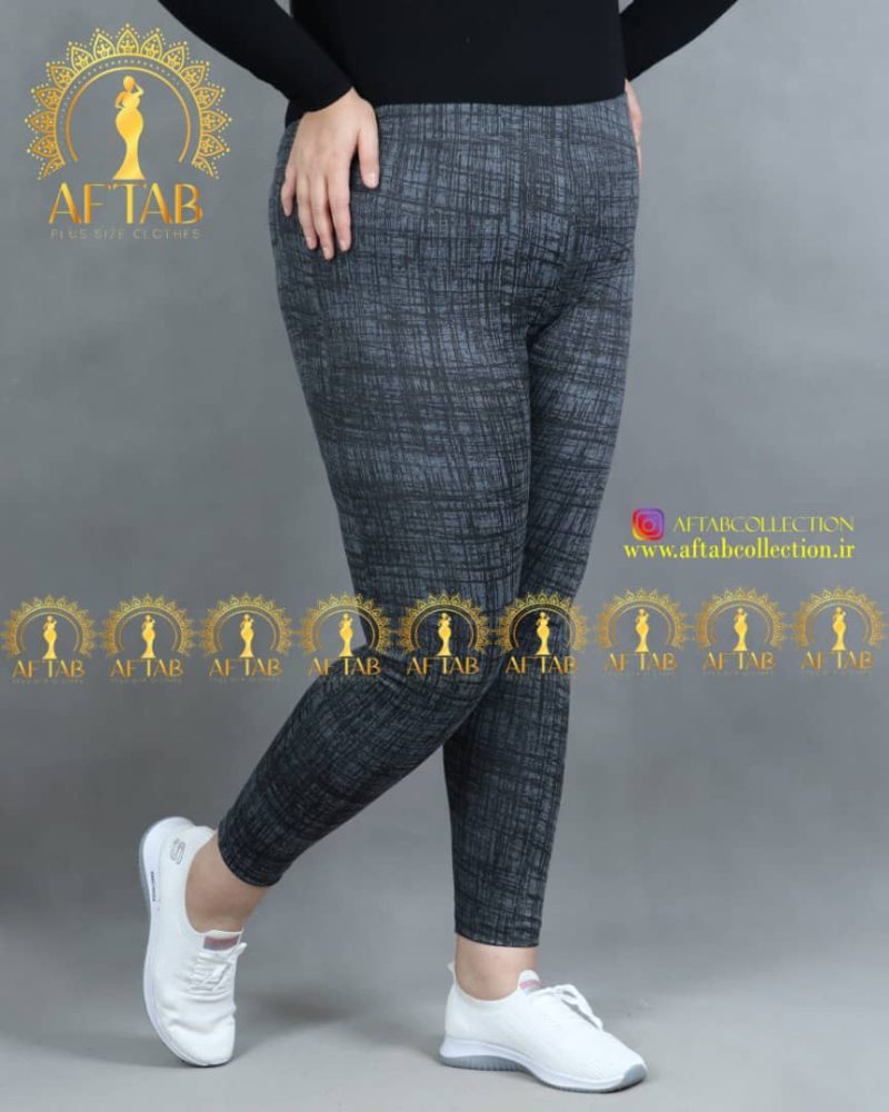 لگ ژاکارد پاییزه طوسی تیره