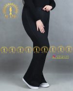 شلوار طرح جین دمپا گشاد سایز بزرگ مشکی