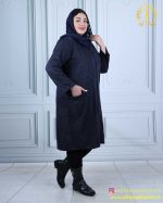 مانتو آنغوره ساده هلالی سایزبزرگ 3354 - Image 8