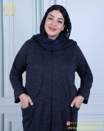 مانتو آنغوره ساده هلالی سایزبزرگ 3354 - Image 9