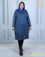مانتو آنغوره ساده هلالی سایزبزرگ 3354 - Image 16