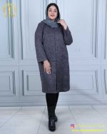 مانتو آنغوره ساده هلالی سایزبزرگ 3354 - Image 19