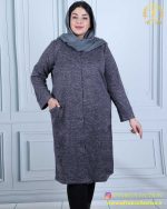 مانتو آنغوره ساده هلالی سایزبزرگ 3354 - Image 6