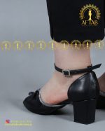 کفش مجلسی جلوبار نگین دار سایزبزرگ سگک دار