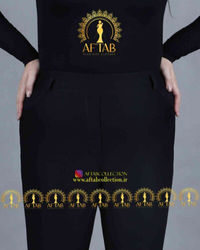 شلوار سورن دمپا گشاد سایزبزرگ فاق بلند
