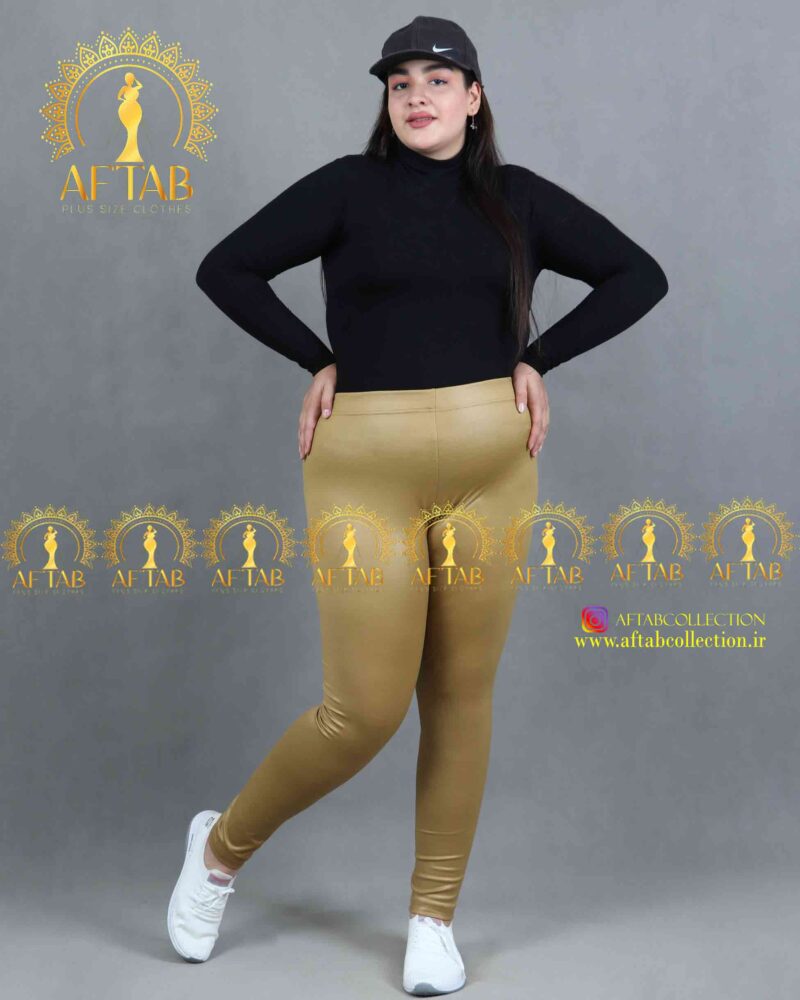 لگ شاین سایزبزرگ خردلی لگ شاین سایزبزرگ خردلی