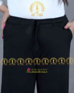 شلوار بگ طرح جین سایزبزرگ رنگ مشکی