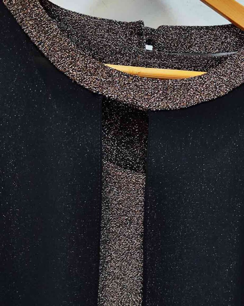 لباس مجلسی بلند لمه دار سایزبزرگ شاین دار