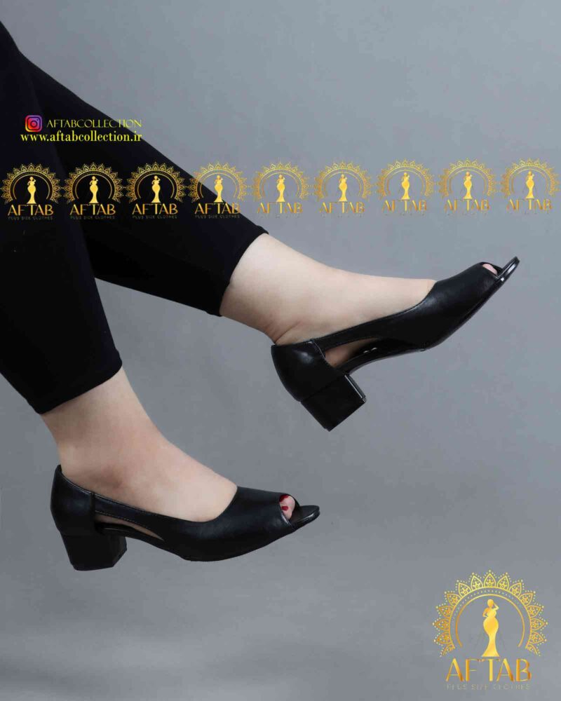 صندل مجلسی بغل باز پابزرگ در رنگ مشکی