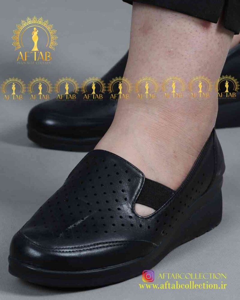 کفش لیزری مشکی