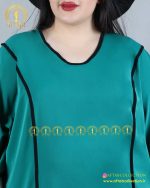 شومیز نوار مغزی سایزبزرگ یقه