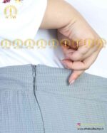 ست کراش منگنه سایز بزرگ طوسی زیپ دار