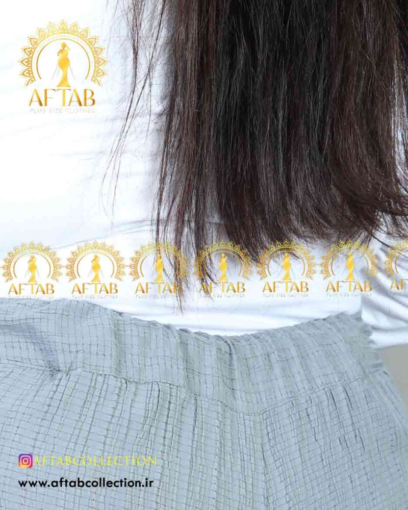ست کراش منگنه سایز بزرگ طوسی کمر کش