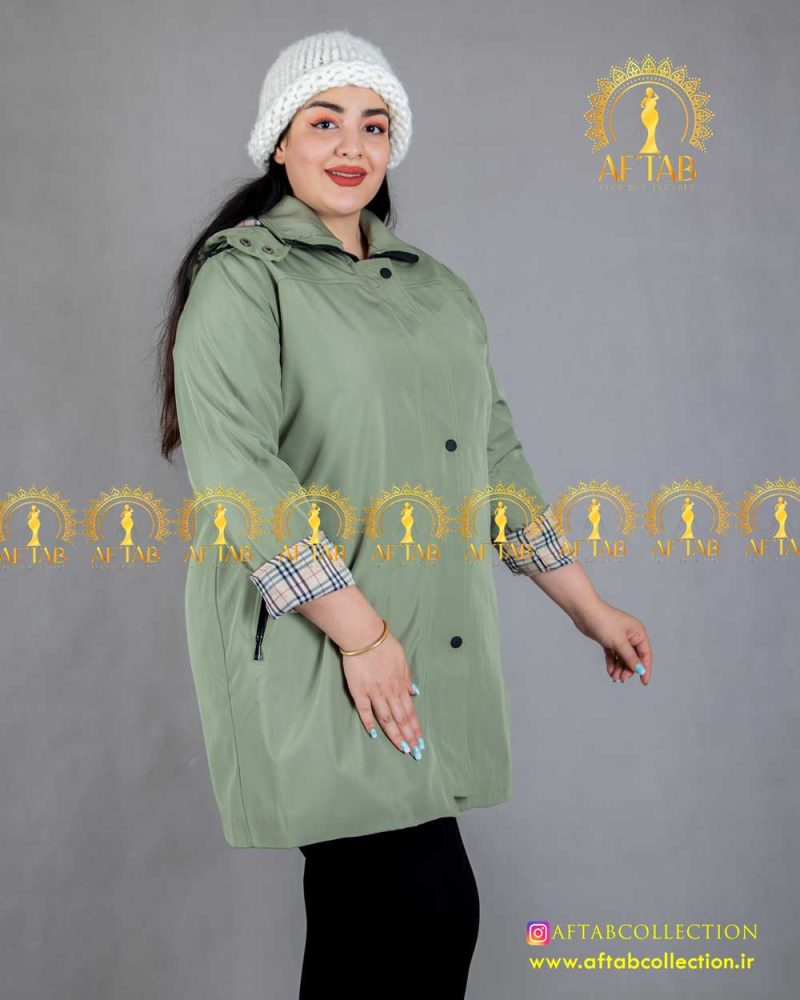 بارانی بربری سایز بزرگ پاییزی