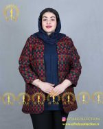 کت ترک چهار خونه سایز بزرگ رنگی رنگی