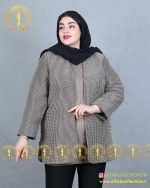 کت ترک چهار خونه سایز بزرگ فوق العاده زیبا