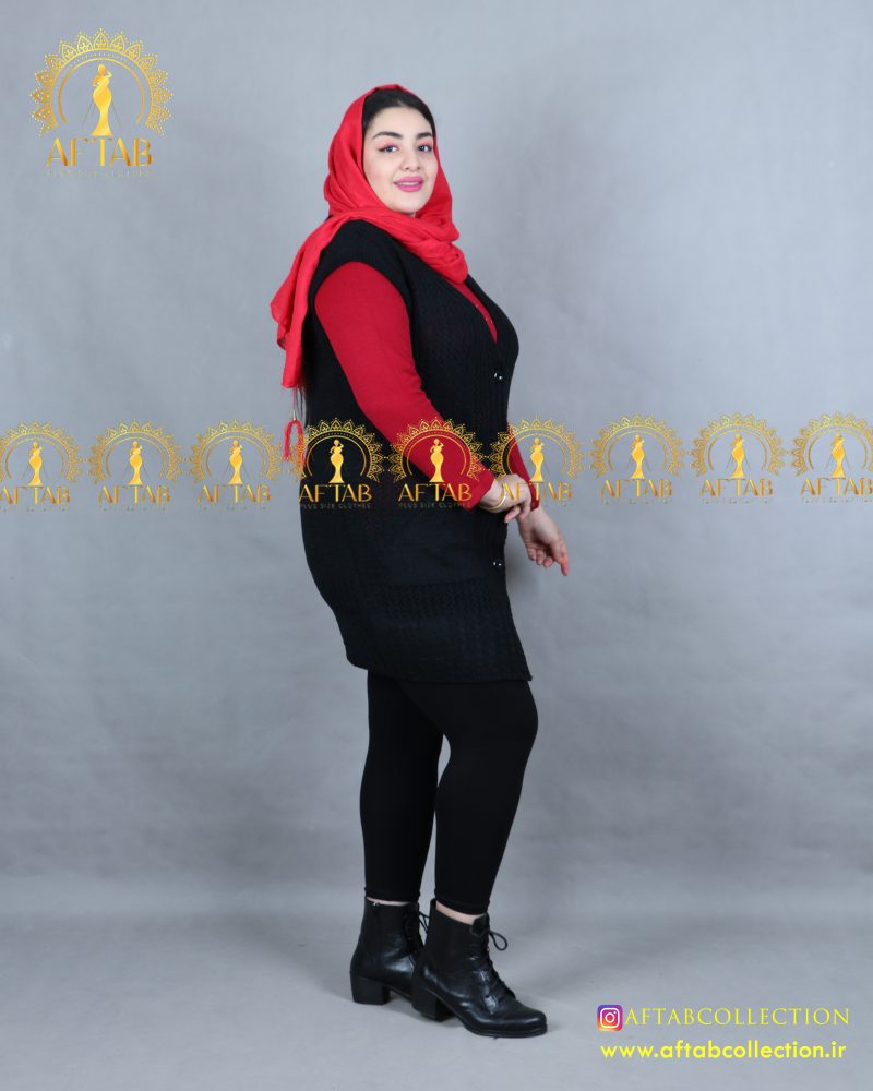 بافت ژیله ساده جیب هلال سایزبزرگ شیک