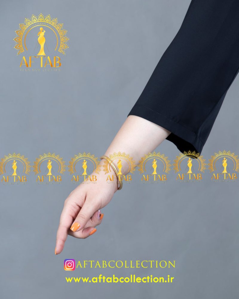 شومیز زیپ کوتاه سایز بزرگ 4051 - Image 7