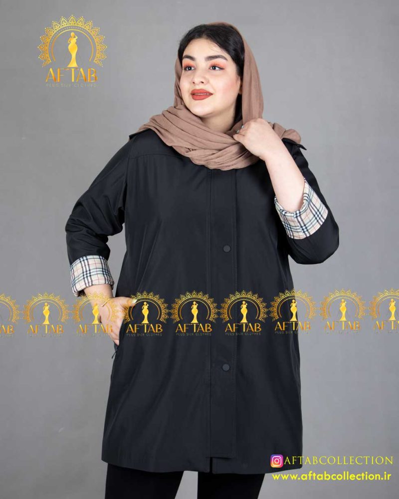 بارانی بربری سایز بزرگ تمام قد