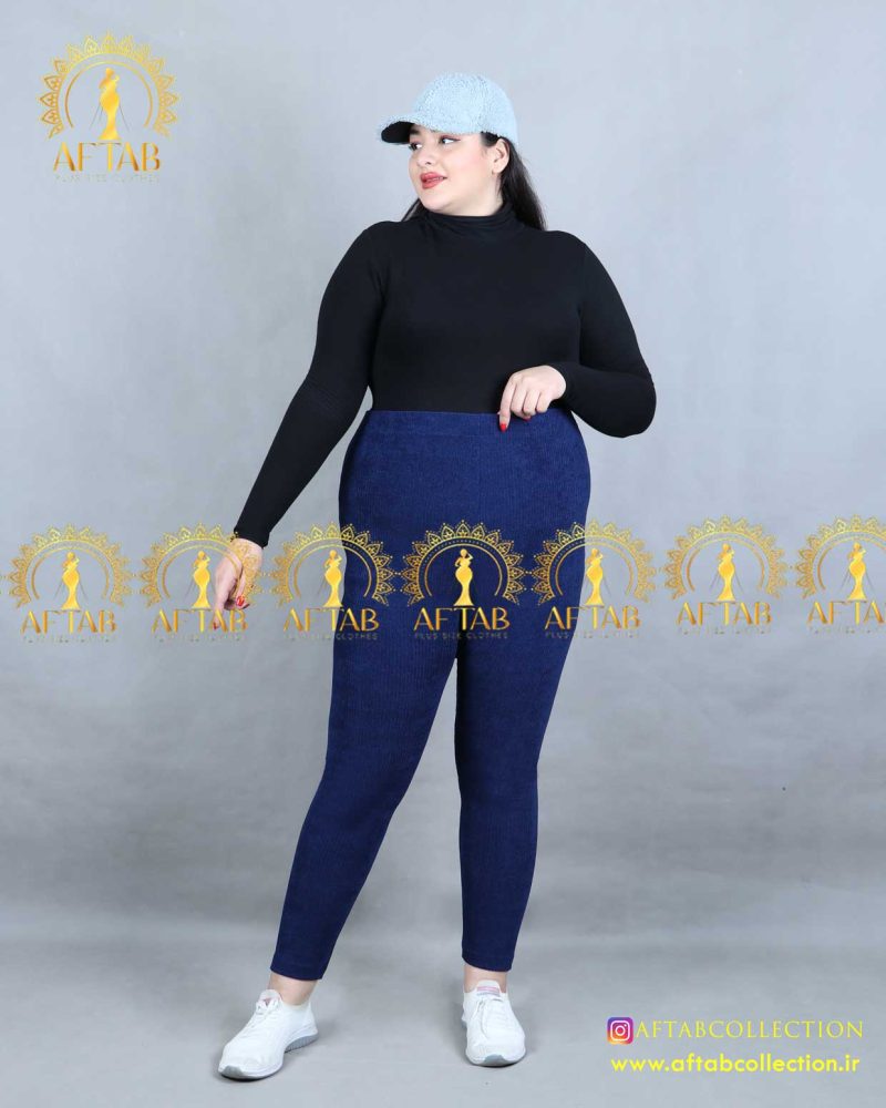 لگ مخمل کبریتی سایزبزرگ سورمه ای