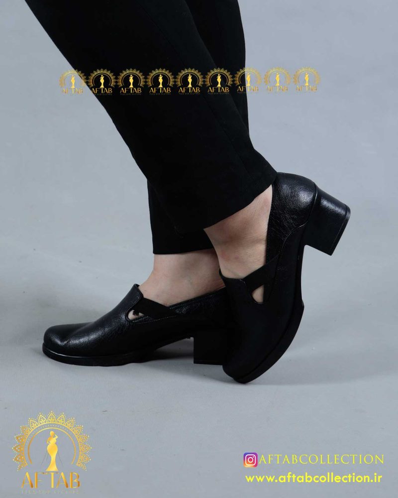 کفش اداری بغل کشدار پابزرگ