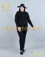 شلوار راسته دورس سایزبزرگ کشی