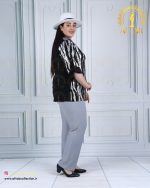 شومیز قلاب دار سایزبزرگ طرح ببری