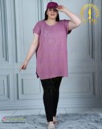 تونیک راحتی نگین خوشه سایزبزرگ خنک