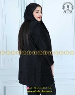 مانتو مخمل سوزن دوزی سایزبزرگ