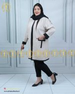 مانتو کریشه 2جیب سایزبزرگ