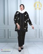 مانتو کتی مخمل برگی سایزبزرگ