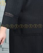 مانتو گیپور پیلی دار سایزبزرگ گیپور