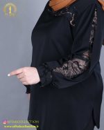 شومیز آستین پفکی سایزبزرگ مچی