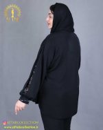 شومیز آستین پفکی سایزبزرگ نما پشت