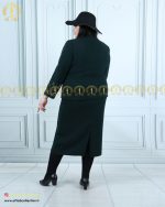 کت و دامن کرپ منجوق دوزی سایزبزرگ نما پشت