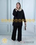 مانتو لنین خرجکار نواری سایزبزرگ