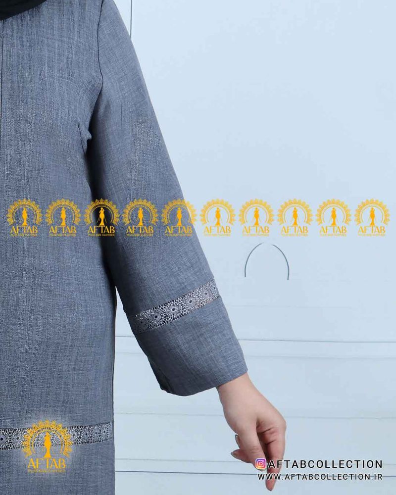 مانتو جلو لبه دوزی خرجکار گیپور سایزبزرگ طوسی مانتو جلو لبه دوزی خرجکار گیپور سایزبزرگ طوسی