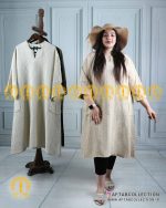 مانتو کفتان کوک دوزی سایزبزرگ شیک