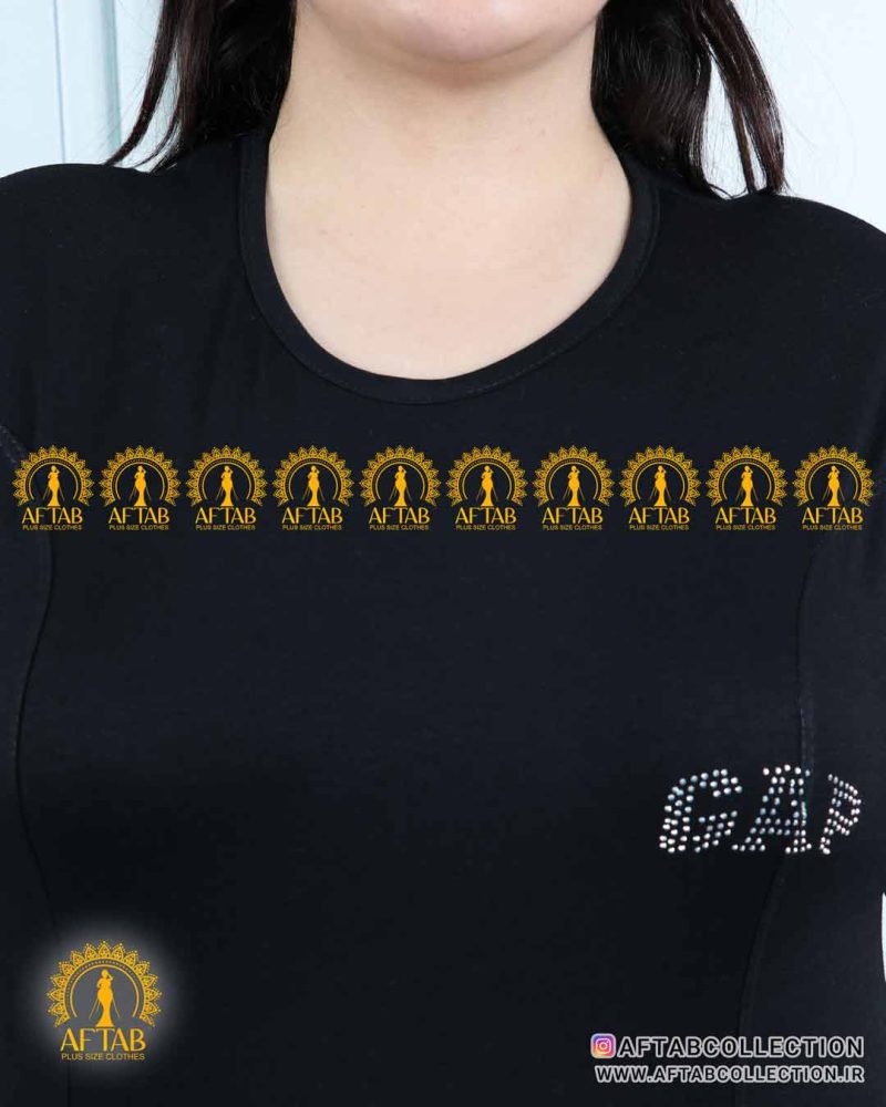 تیشرت گپ اسپرت سایزبزرگ یقه