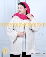 مانتو آستین اشکی سایزبزرگ سبک