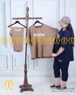 ست تیشرت و شلوارک اسپرت سایزبزرگ شتری