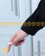 شومیز جیب پولکی الیزا سایزبزرگ آستین