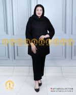 مانتو شانتون گلدوزی کوتاه سایزبزرگ