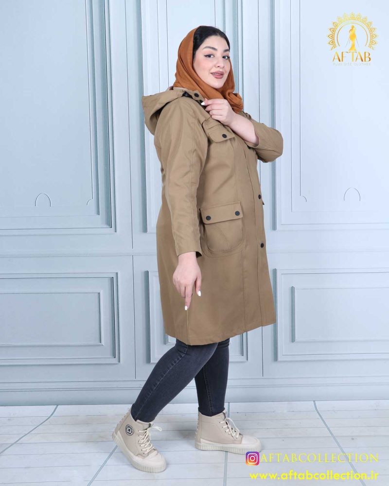 مانتو ملبورن چهارجیب سایزبزرگ نما بغل مانتو ملبورن چهارجیب سایزبزرگ نما بغل