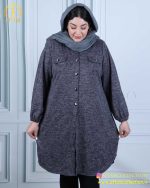 مانتو آنغوره یقه مردانه سایزبزرگ