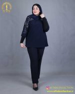 شومیز جودون سرشانه گیپور سایزبزرگ