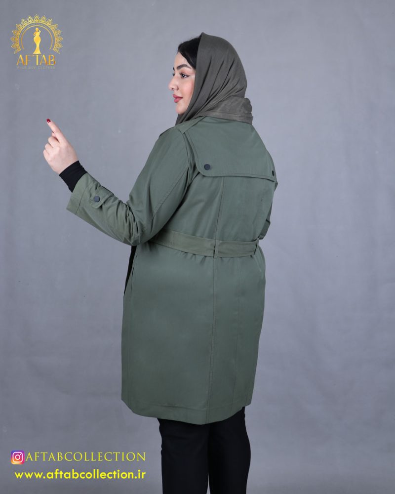 مانتو جلیقه تا به تا سایزبزرگ  نما پشت مانتو جلیقه تا به تا سایزبزرگ نما پشت