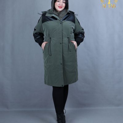 کاپشن سیلیکونی خرجکار چرم سایزبزرگ